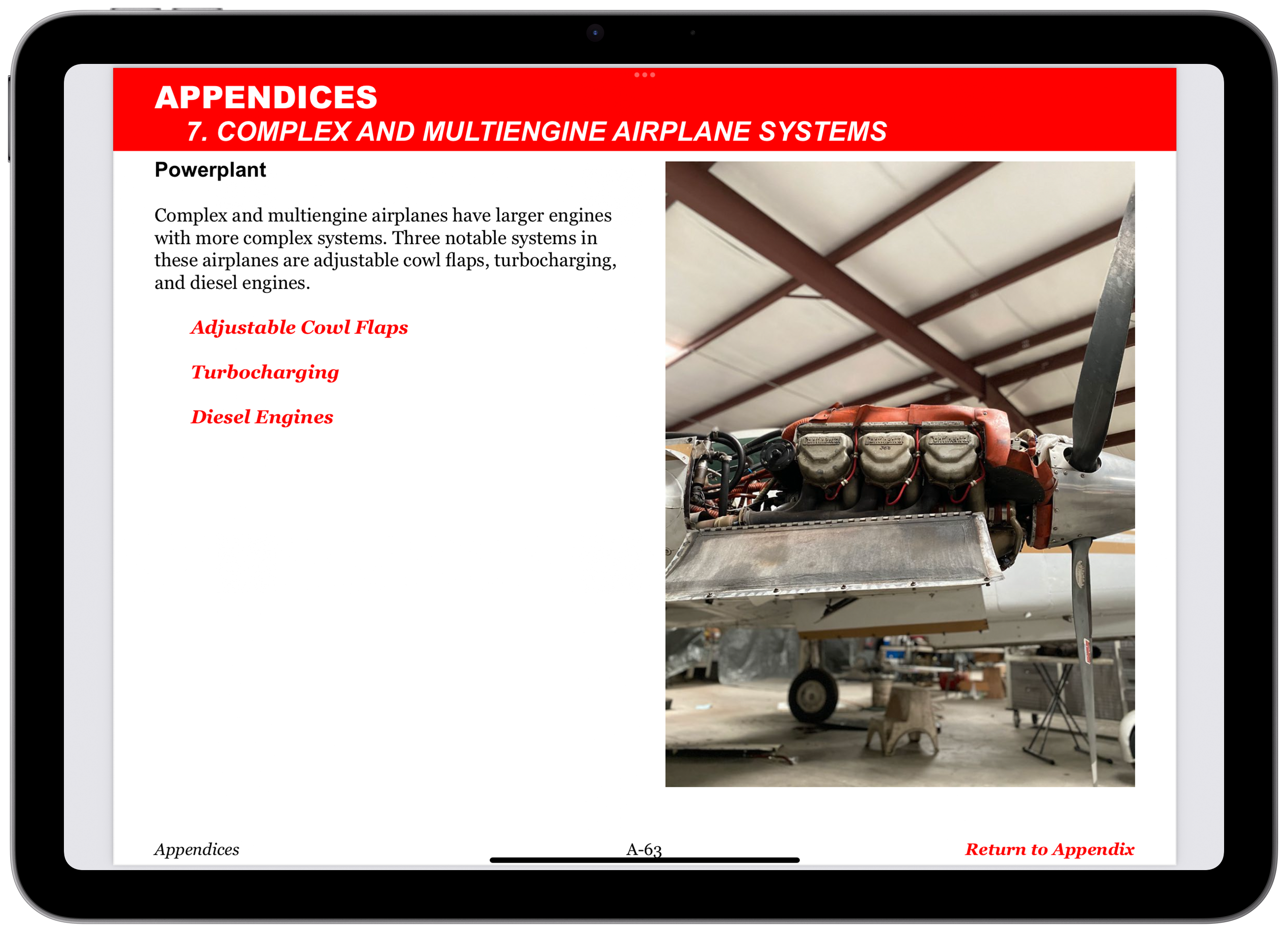 Volume I manual on iPad