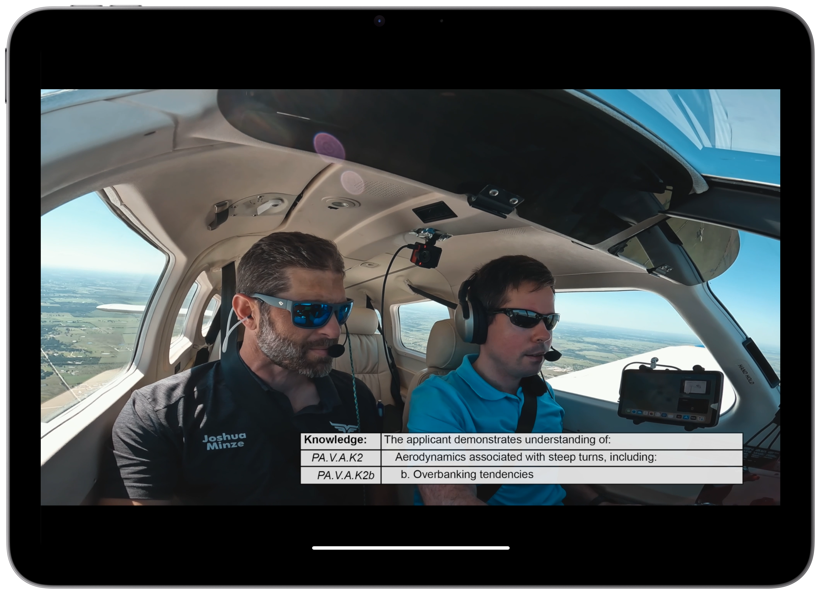 Checkride video series on iPad